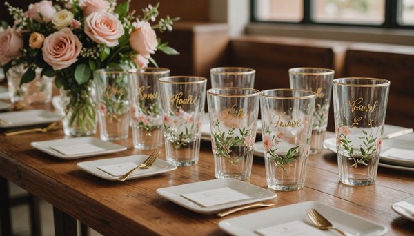 Des gobelets personnalisés pour rendre votre mariage unique